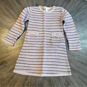 Janie and Jack Purple Striped Sweater Dress – Toddler Size 4